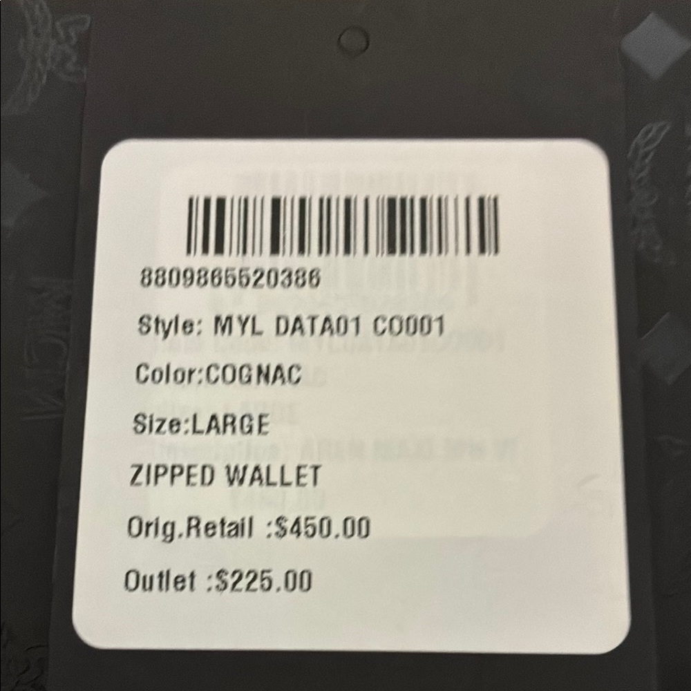 MCM Brown Logo Clutch - Picture 7 of 10